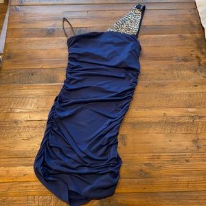 Arden B navy blue dress